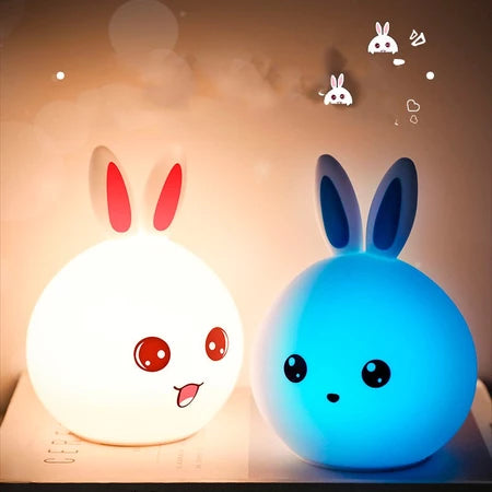 Luminária de silicone de Coelhos com sensor ao toque