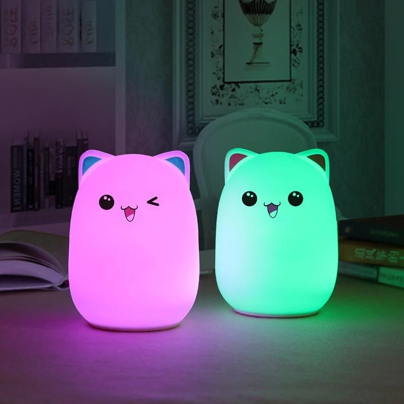 Luminária de silicone de Coelhos com sensor ao toque